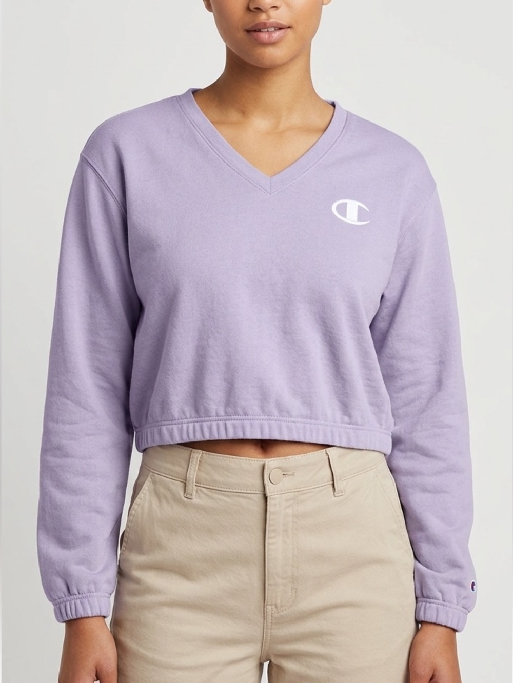 Champion Boxy Cropped Sweatshirt